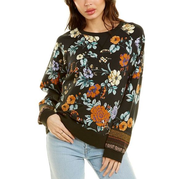 Johnny Was | Tops | Johnny Was Womens Golden Spring Sweatshirt | Poshmark